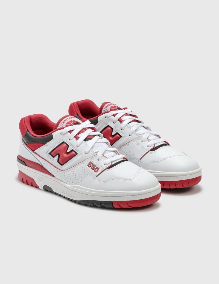 New balance 550 Retro lowcuts Red &White
